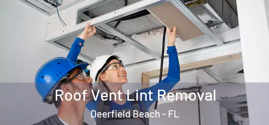 Roof Vent Lint Removal Deerfield Beach - FL